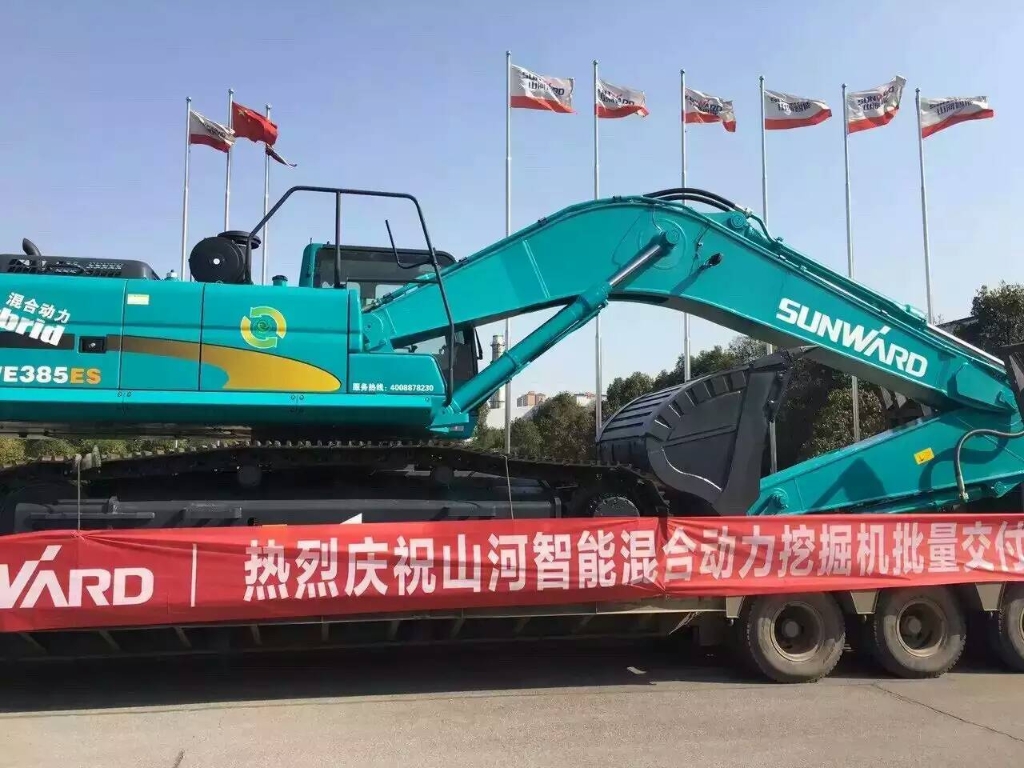 就这样被你征服！九游网页版智能100台液压混合动力挖掘机挺进矿山