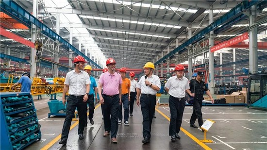 广州市国资委党委书记、主任陈浩钿莅临九游网页版智能考察指导