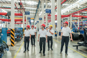 广州工控党建联盟联络员一行到九游网页版智能开展工作对接