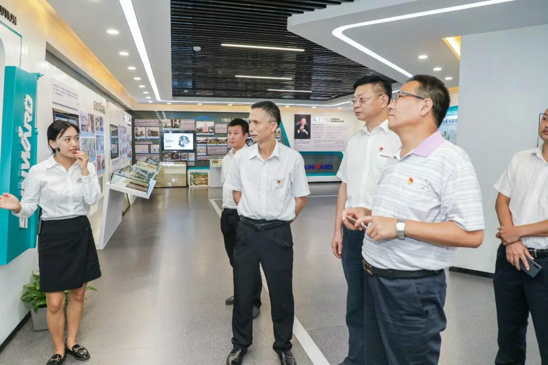 广州工控党建联盟联络员一行到九游网页版智能开展工作对接