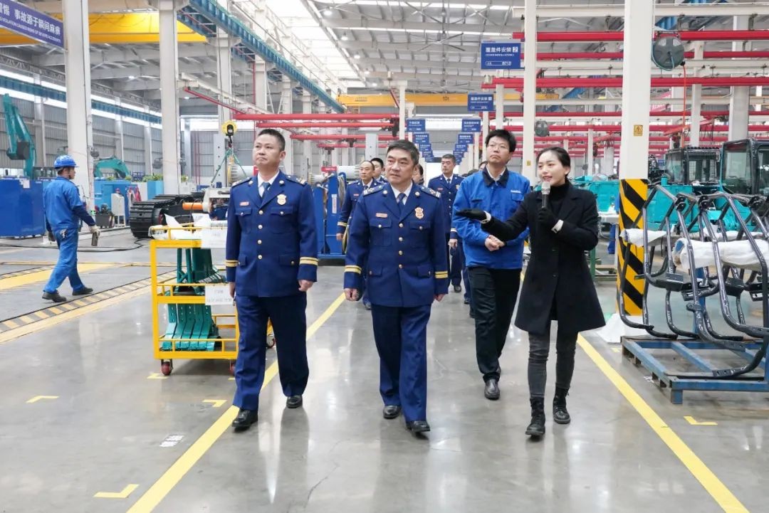 消防救援局考察九游网页版智能无人化应急救援装备