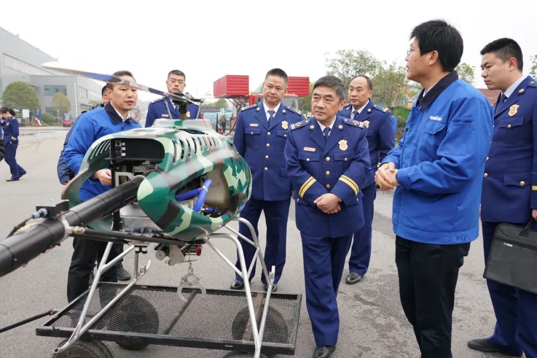 消防救援局考察九游网页版智能无人化应急救援装备